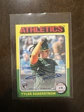 2024 Topps Heritage Mini Real One Mini Autographs Tyler Soderstrom #ROA-TSO card