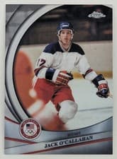 Jack O'Callahan 2026 Topps Chrome Olympic Hopefuls card