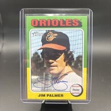 2024 Topps Heritage Mini Real One Mini Autographs Jim Palmer #ROA-JPA card