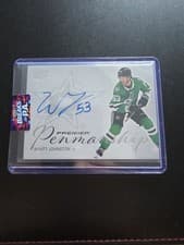 2024-25 Upper Deck Premier Premier Penmanship Wyatt Johnston #PEN-WJ card