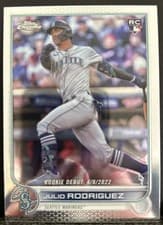Julio Rodriguez 2022 Topps Chrome Update card