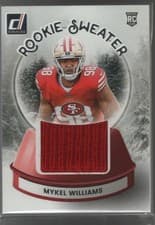 Mykel Williams 2025 Donruss Rookie Holiday Sweater card