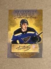 2025-26 Upper Deck Artifacts Top Tier Rookie Signatures Dalibor Dvorsky #TTR-DD card