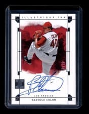 Bartolo Colon 2024 Panini Impeccable Illustrious Ink card