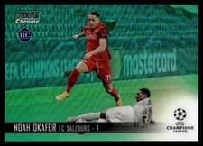 Noah Okafor 2020 Stadium Club Chrome UEFA Champions League card