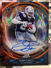 2025 Topps Cosmic Chrome Equinox Autographs Emmitt Smith #EQA-ES card