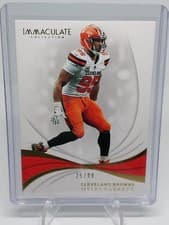 Myles Garrett 2019 Panini Immaculate Collection card