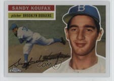 2019 Topps Complete Set Chrome Greatest Card Reprints Sandy Koufax #17