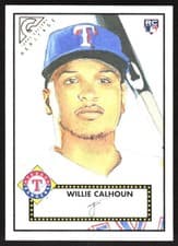 Willie Calhoun 2018 Topps Gallery Heritage card