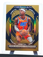 2024-25 Panini Obsidian Orbital Shai Gilgeous-Alexander #10 card