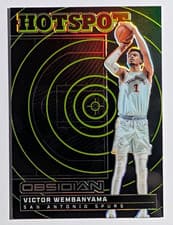 2024-25 Panini Obsidian Hotspot Victor Wembanyama #8 card