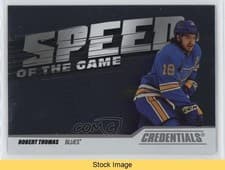 2024-25 Upper Deck Credentials Speed of the Game Stars Robert Thomas #SG-RT