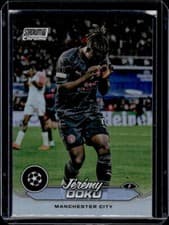 Jeremy Doku 2023 Topps Stadium Club Chrome UEFA card