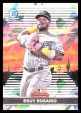 Eguy Rosario 2022 Bowman Chrome 2021 AFL Fall Stars card