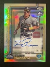 2025 Topps Pro Debut Chrome Autographs Travis Bazzana #PDC-100 card