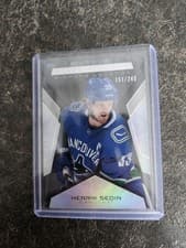 2025-26 Upper Deck Black Diamond Diamond Legends Henrik Sedin #BDL-HS card
