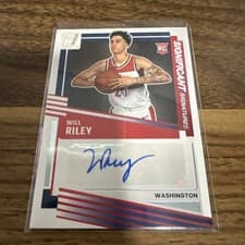 2025-26 Donruss Significant Signatures Will Riley #26 card