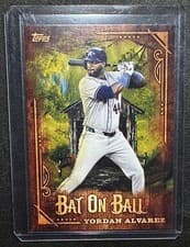 Yordan Alvarez 2025 Topps X Bob Ross: The Joy of Baseball Bat on Ball card