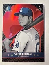 Shohei Ohtani 2025 Bowman Chrome Ascensions card