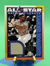 2025 Topps 1990 Topps Baseball All-Star Relics Xander Bogaerts #90ASR-XB card
