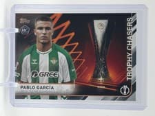 2025-26 Topps UEFA Club Competitions Trophy Chasers Pablo García #TC-35 card