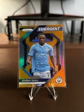Jeremy Doku 2023 Panini Prizm Premier League Emergent card
