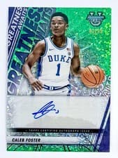 2025-26 Bowman University Best Greatness Awaits Autographs Caleb Foster #GA-CF card