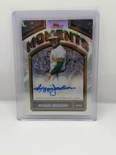 2025 Finest Moments Autographs Reggie Jackson #FMA-RJ card
