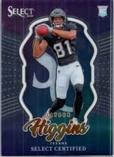 2025 Panini Select Select Certified Rookies Jayden Higgins #19 card