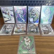 2025 Panini Prizm Rookie Patch Autographs Jaydon Blue #8 card