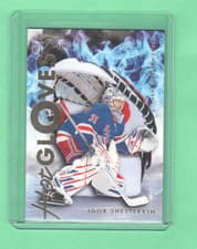 2025-26 Flair Hot Gloves Igor Shesterkin #HG-4 card