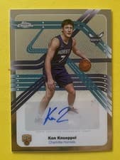 2025-26 Topps Chrome Next Stop Signatures Kon Knueppel #NS-KK card