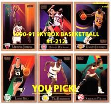 1990-91 SkyBox Base Set Alex English #74