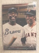 Hank Aaron 2022 Stadium Club card