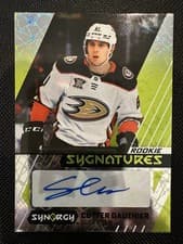 Cutter Gauthier 2024-25 Upper Deck Synergy Rookie Sygnatures card