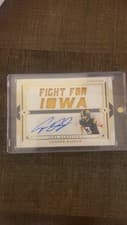 Cooper DeJean 2024 Panini National Treasures Collegiate Flawless Rookie Patch Autograph card