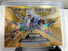 2025 Panini Prizm Draft Picks Prizm Break Omarion Hampton #19 card