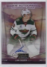 2024-25 O-Pee-Chee Platinum Rookie Autographs Liam Ohgren #R-LO card