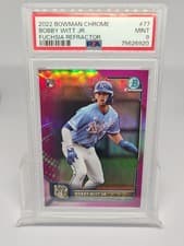 Bobby Witt Jr. 2022 Bowman Chrome card