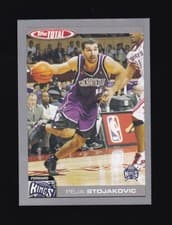 Peja Stojakovic 2004-05 Topps Total Base Set card