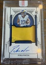 Puka Nacua 2023 Panini National Treasures card