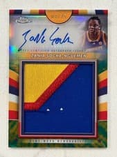 2024 Topps Chrome McDonald's All-American Golden Patch Autographs Zania Socka-Nguemen #GPA-ZS card