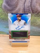 2025 Topps Pro Debut Pro Debut Jumbo Autograph Relics Chrome Thayron Liranzo #PDJAR-TL card