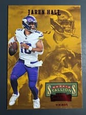 Jaren Hall 2023 Panini Contenders Rookie Stallions card