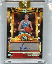 2025-26 Topps 3 Next Feature Signatures Liam McNeeley #NF-LM card