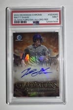 2024 Bowman Chrome Gladiators of the Diamond Autographs Matt Shaw #GDA-MS card