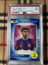 2024 2023 Topps Finest UEFA Club First Class Rookie Lamine Yamal #FR-1