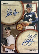 2025 Topps Museum Collection Dual On Card Autographs Nolan Ryan #DA-RS card