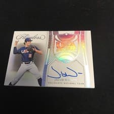 Jacob Wilson 2024 Panini Flawless USA Baseball Signatures card