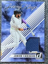 Junior Caminero 2024 Donruss Jersey Kings card